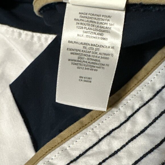 Polo Ralph Lauren Mens Big & Tall 48B Navy Classic Fit Twill 10" Cargo Shorts - Picture 6 of 7